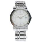 BURBERRY バーバリー BU1350 シルバー文字盤 ステンレス SS/QZ クォーツ 腕時計 メンズ