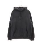 ショッピングシュプリーム SUPREME シュプリーム 17AW Compact Logo Hooded Sweatshirt コンパクトロゴプルオーバーパーカー ネイビー