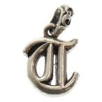 CHROME HEARTS クロムハーツ ALPHABET CHARM アルファベットチャーム Tイニシャルチャームネックレストップ