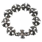 CHROME HEARTS クロムハーツ C O PLUS LINK LRG カットアウトプラスリンク ラージ シルバーブレスレット 8LINK