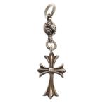 CHROME HEARTS クロムハーツ 1B TNY CH CRS 1ボール タイニー CHクロス チャーム ペンダントトップ シルバー BCA197