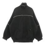 BALENCIAGA バレンシアガ Double Brushed Fleece Tracksuit Jacket 643053 ダブルブラッシュド フリース トラックジャケット ブラック