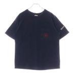 CHROME HEARTS クロムハーツ OLD HORSESHOE CH PLS オールド ホースシュー CHプラス刺繍ロゴ 半袖Tシャツ カットソー ネイビー