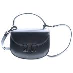 CELINE セリーヌ ミニ ブザス クレア カーフスキン バッグ ブラック 10L063GHZ.38NN