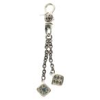 ショッピングCHROME CHROME HEARTS クロムハーツ DICE DBL ダブルダイス キーチェーン シルバー