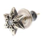CHROME HEARTS クロムハーツ CO STAR スター PAVE ダイヤ スタッドピアス シルバー