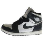 NIKE ナイキ AIR JORDAN 1 RETRO HIGH OG BLACK&WHITE エアジョーダン1ブラック&ホワイト ハイカットスニーカー US9.5/27.5cm 555088-010