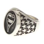 CHROME HEARTS クロムハーツ PPO CAMEO STRIPED HEART カメオ シルバーリング