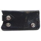 ショッピングHEARTS CHROME HEARTS クロムハーツ KEY CASE キーケース クロスボールボタン デストロイレザーキーケース ブラック