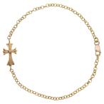 CHROME HEARTS Chrome Hearts 22K CHN BBY FAT Baby Phat цепь Gold браслет 