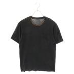 CHROME HEARTS クロムハーツ CH T-SHRT 1 ネックロゴプリントポケット半袖Tシャツ ブラック