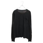 CHROME HEARTS クロムハーツ Neck Logo L/S Tee クロムハーツ ネックロゴロングスリーブTシャツ 長袖カットソー ブラック/ブラウン