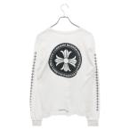 CHROME HEARTS クロムハーツ CH PLUS L/S TEE CHプラス サークルロゴ長袖Tシャツ ホワイト