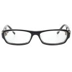 CHROME HEARTS クロムハーツ GITTIN ANY?2BSフレアテンプル スクエアフレーム アイウェア サングラス 眼鏡 ブラック ※度入り