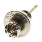 CHROME HEARTS クロムハーツ MINI CROSS BALL STUD ミニクロスボールスタッド ピアス シルバー