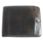 ショッピングHEARTS CHROME HEARTS クロムハーツ 1SNAP 1スナップ クロス ボールボタン レザーウォレット 財布 カモフラ