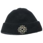 CHROME HEARTS クロムハーツ WOOL WATCH CAP CHプラス刺繍ウールビーニー ニットキャップ 帽子 ブラック