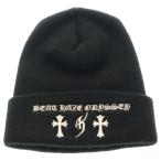CHROME HEARTS クロムハーツ ×KYOSUKE HIMURO TOUR 2000 BEAT HAZE ODYSSEY 氷室京介 ワッチビーニー ニットキャップ 帽子 ブラック