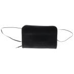 CHROME HEARTS クロムハーツ OLD コノリーレザー ダガージップショルダーバッグ 革紐付きミニウォレット 財布 ブラック