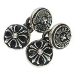 ショッピングCHROME CHROME HEARTS クロムハーツ CUFF LINKS CROSS BALL カフスリンクス クロスボール シルバー