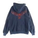 ショッピングクロムハーツ CHROME HEARTS クロムハーツ FOTI MAHALIA OLD オールド フォティ マハリアプリント裏地サーマルジップアップフーディーパーカー ブラック