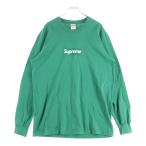SUPREME シュプリーム 20AW Box Logo L/S Tee ボックスロゴ クルーネック ロングスリーブ 長袖Tシャツ グリーン