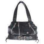 CHROME HEARTS クロムハーツ JJ DEAN SMALL JJディーン スモール レザーライダースハンドバッグ ブラック