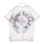 CHROME HEARTS クロムハーツ バックホースシュープリント 半袖ポケットTシャツ カットソー ホワイト