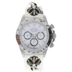 CHROME HEARTS クロムハーツ ×ROLEX コスモグラフデイトナ CHXクラシックリンククリップブレスレット腕時計 Ref.16520 シルバー