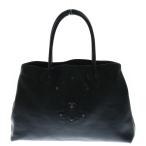 CHROME HEARTS クロムハーツ TOTE W SNP BS FLUER BS フレアトート BSフレアレザーパッチトートバッグ ブラック