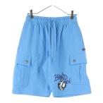 ショッピングCHROME CHROME HEARTS クロムハーツ PPO BRAIN NEW HALF PANTS MATTY BOYブレインニュープリントハーフパンツ ブルー