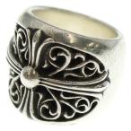 ショッピングHEARTS CHROME HEARTS クロムハーツ CLASSIC OVAL クラシックオーバルクロス リング シルバー BCA340