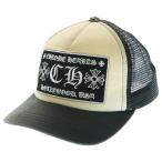 ショッピングCHROME CHROME HEARTS クロムハーツ TRUCKER CAP トラッカー メッシュ ベースボールキャップ 帽子 ブラック/ホワイト