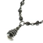 ショッピングCROW CHROME HEARTS クロムハーツ #1 CROW BALL CHAIN クロウボールチェーンネックレス シルバー