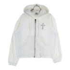 CHROME HEARTS クロムハーツ OLD T BAR #10DAGGER ZIP HOODIE Tバー #10ダガージップ パーカー ホワイト