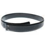 CHROME HEARTS クロムハーツ 1.5 STRAP 1.5inchスクロールレーベルリベッツ レザーベルト