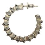 CHROME HEARTS クロムハーツ HOOP CRSSTAL クロステイルフープ ピアス シルバー