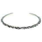 ショッピングCHROME CHROME HEARTS クロムハーツ BANGLE SCROLL スクロールバンドバングル ブレスレット シルバー