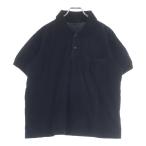 CHROME HEARTS クロムハーツ クロスボールボタン 半袖ポロシャツ ブラック