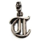 CHROME HEARTS クロムハーツ ALPHABET CHARM T アルファベットチャーム イニシャル ペンダントトップ シルバー