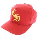 CHROME HEARTS クロムハーツ CH BASEBALL TRUCKER CAP CHロゴ刺繍 ベースボールキャップ 帽子 レッド