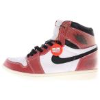ナイキ ×トロフィールーム AIR JORDAN 1 エアジョーダン シカゴ ハイカットスニーカー レッド/ホワイト US8.5/26.5cm DA2728-100
