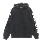 SUPREME シュプリーム 18SS Sideline Hooded Sweatshirt サイドライン プルオーバーパーカー ブラック