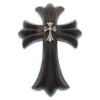 CHROME HEARTS クロムハーツ EBONY CROSS スモールCHクロス付き エボニー壁掛けオブジェ シルバー