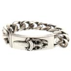 CHROME HEARTS クロムハーツ ID DAGGER ダガーIDクラシックリンクオールドブレスレット 13LINK シルバー BCA156
