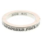 CHROME HEARTS クロムハーツ 3mm SPACER FUCKYOU ホノルル限定 3mmスペーサーファックユー リング シルバー