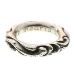 ショッピングクロムハーツ CHROME HEARTS クロムハーツ SCRL BAND スクロールバンド リング シルバー BCA351