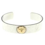 ショッピングking  TADY & KING タディアンドキング 平打ちバングル GPロングホーン ブレスレット シルバー/ゴールド