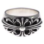 CHROME HEARTS クロムハーツ FLRL CRS フローラルクロス リング シルバー BCA346