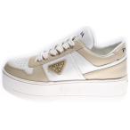 ショッピングプラダ PRADA プラダ ダウンタウン ボールド レザー スニーカー ホワイト